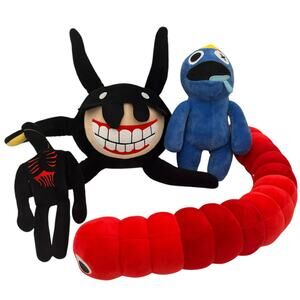 Lot of 4 Stuffies Roblox Horror Door, Rainbow Friends Slither.io Siren Head Toys